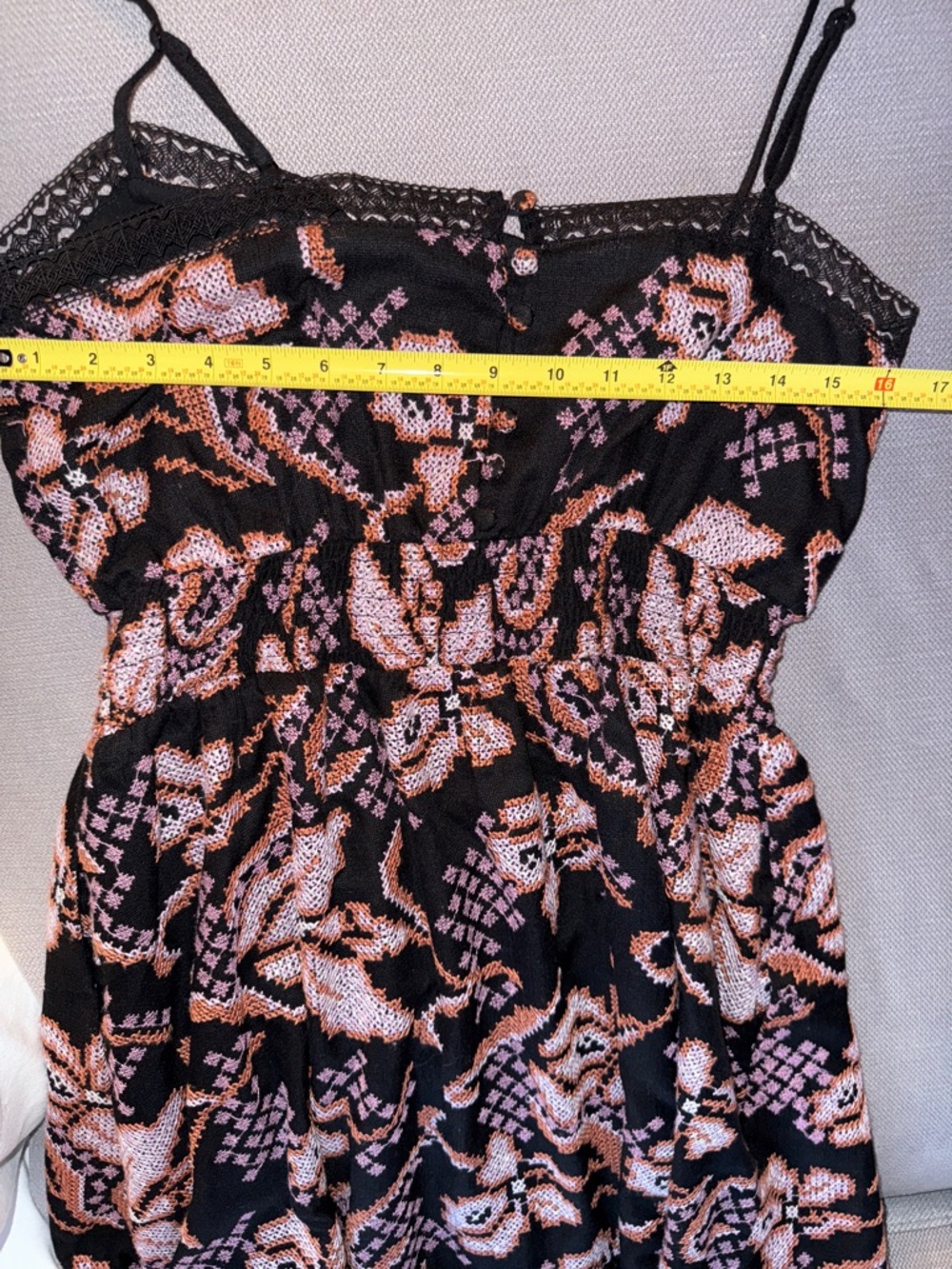 Anthropologie Embroidered Maxi Dress Size L - Picture 8 of 14